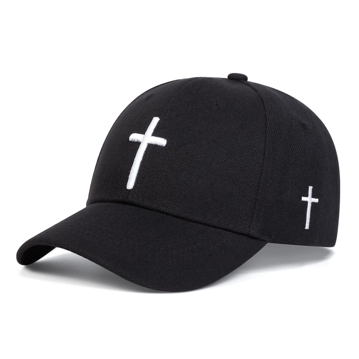 Children Cross Embroidery Baseball Caps Spring Autumn Outdoor Adjustable Casual Hats Boy Girl Travel Sunscreen Hat 