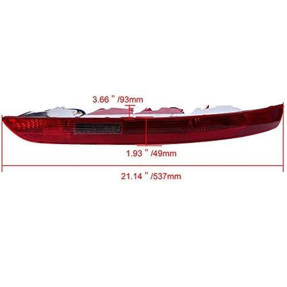 سيارة الخلفي الضوء الخلفي الوفير الذيل ضوء المصد الخلفي مصباح لأودي Q5 2009-2017 8R0945095B مع لمبات اكسسوارات السيارات #2