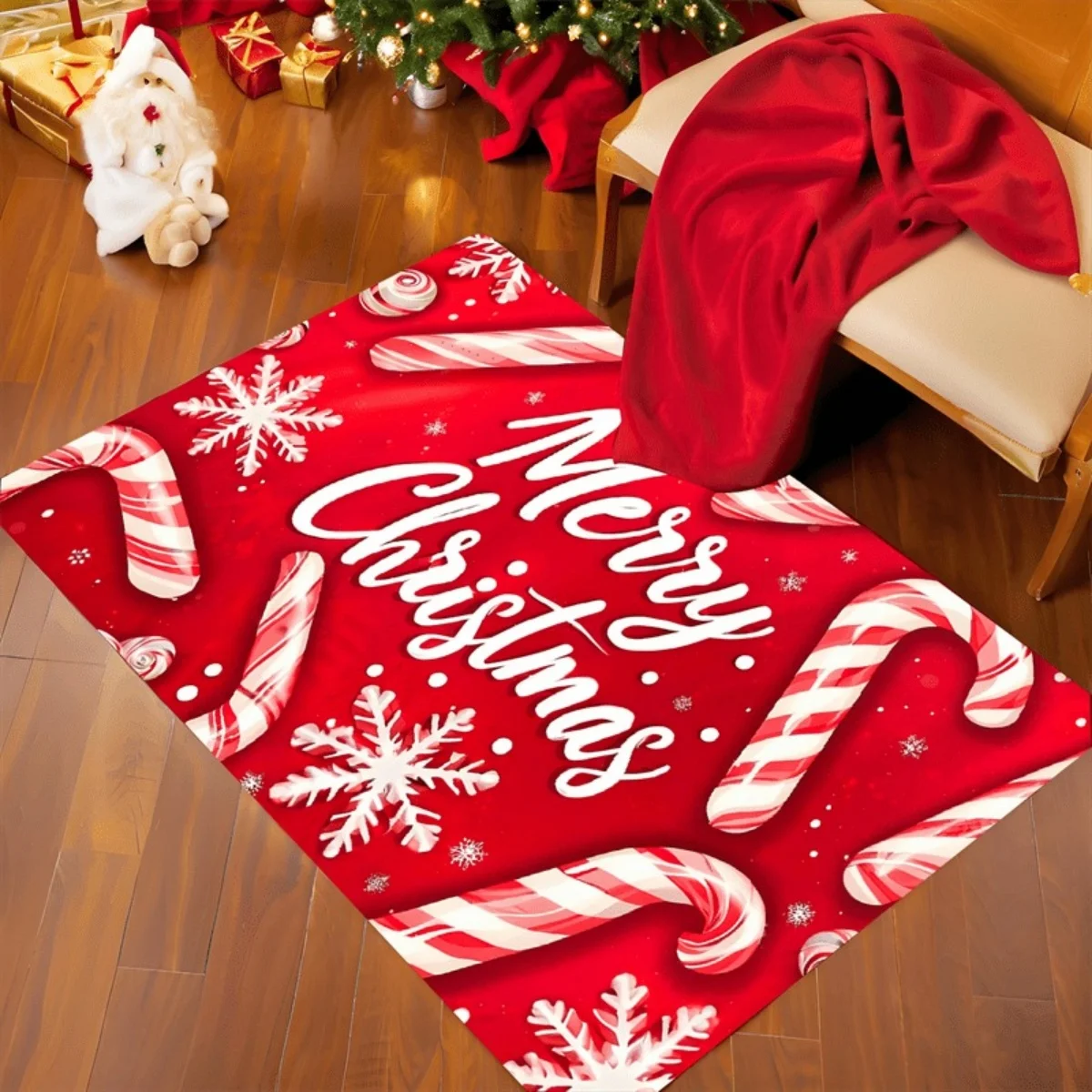 Customizable floor mats—perfect for kitchens, homes, and offices—make a festive addition to your home décor.