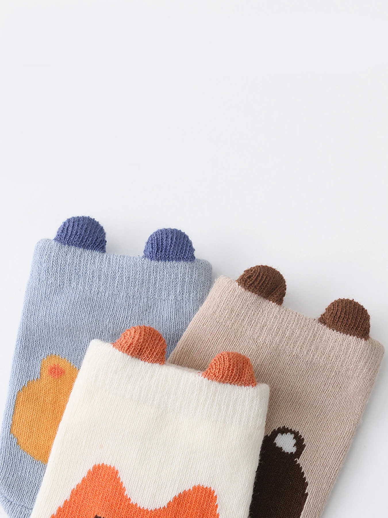 5 Pairs Cartoon Anti-slip Socks for Kids, Baby Walking Home Floor Socks with Non-slip Sole