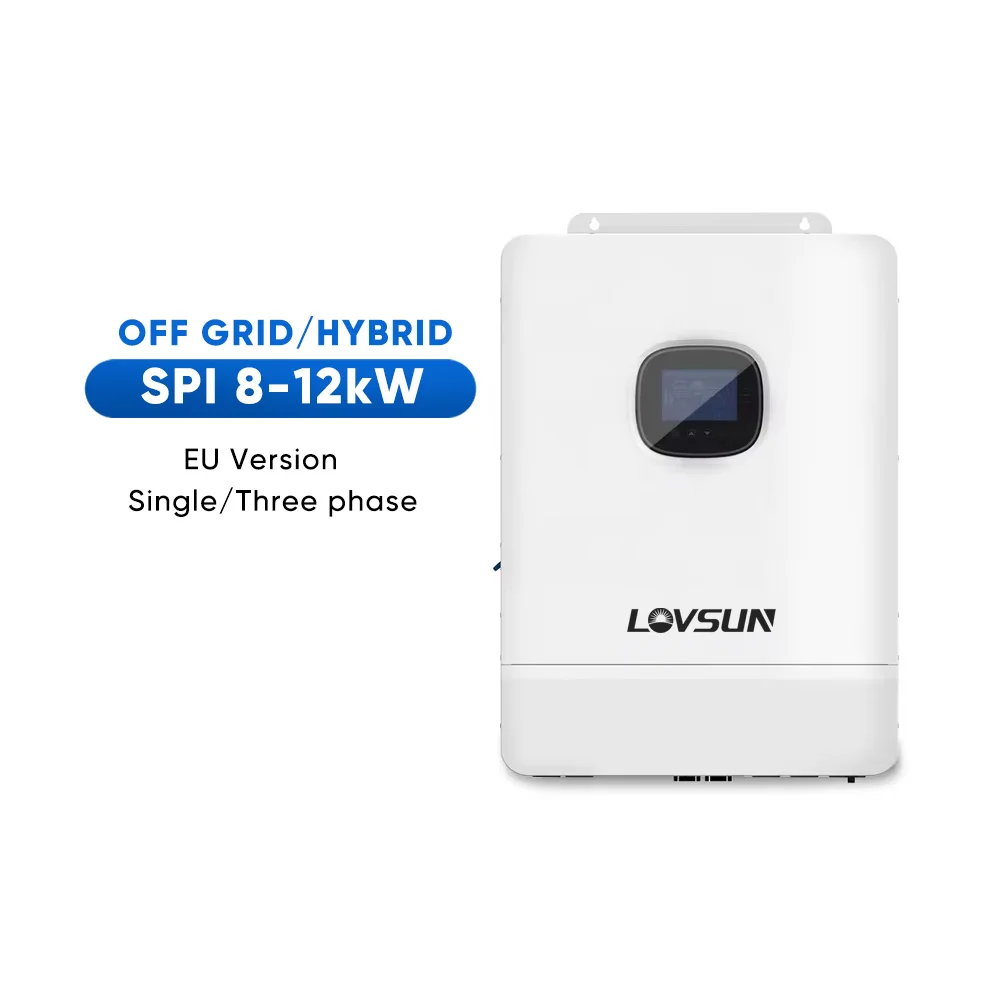 

EU version Lovsun off grid inverter 8kw 12kw 10kw MPPT built-in residential 48V solar inverter off grid solar power inverter 8kw