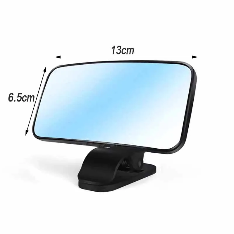 Specchietti per interni auto per bambini Girevoli a 360 gradi Ventosa per parabrezza Visiera parasole Clip per piastra Specchio per seggiolino posteriore per bambini Osservare lo specchio