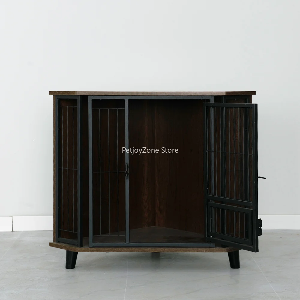Best-Selling Modern Corner Dog Kennel Furniture Pet Crates Side Table For Dogs Convenient End Table With Box Packaging