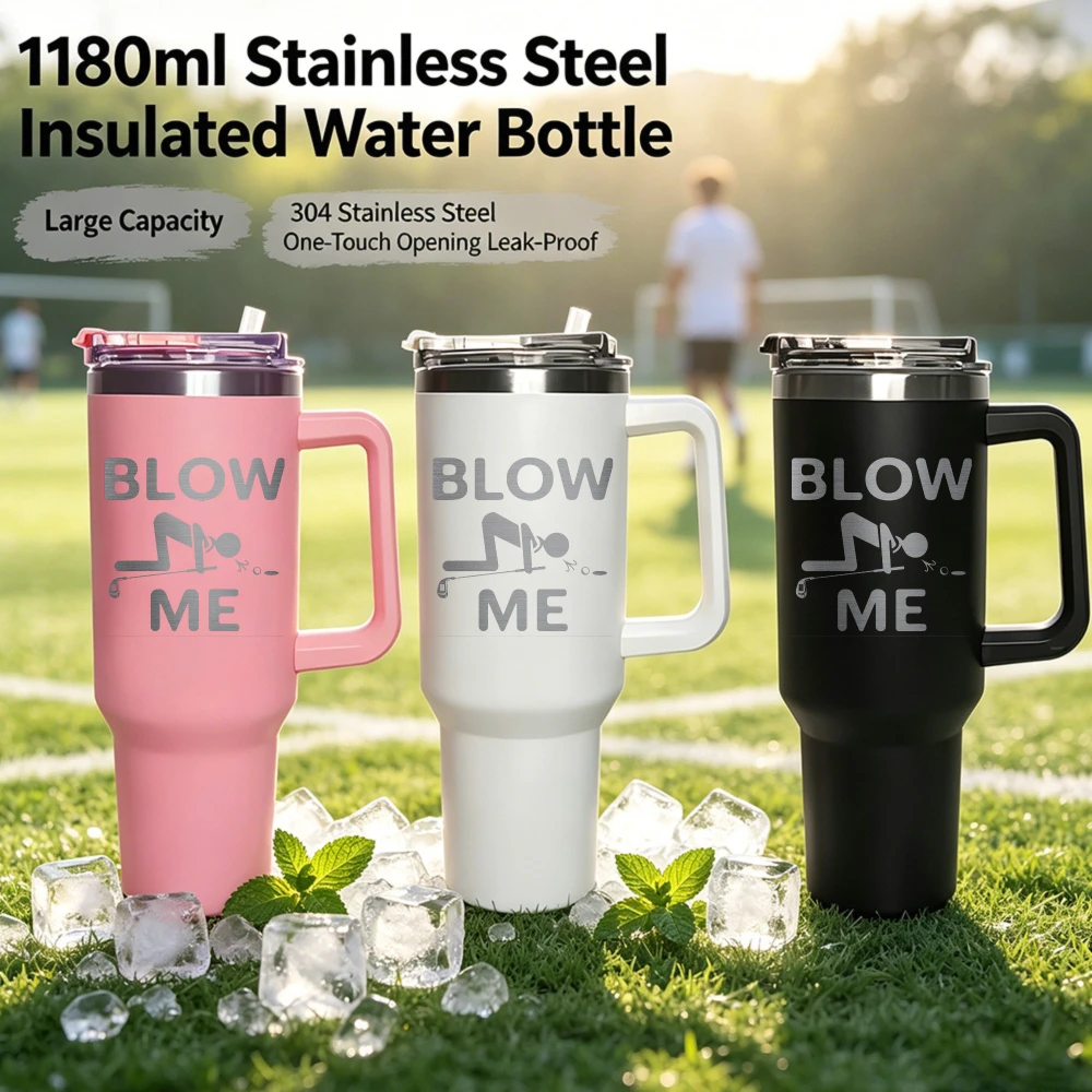 

Portable 1L Thermos Cup 304 Stainless Steel Coffee Mug Thermal Leak-proof Water Bottle with Straw Insulated Bottle Drinkware