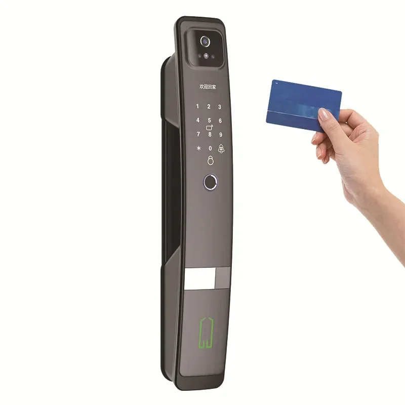 

WiFi facial recognition fingerprint lock Home security door Visual password lock Smart door lock