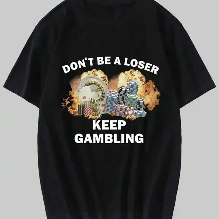 تي شيرت جديد فضفاض ومريح من القطن الخالص بأكمام قصيرة مع أنماط طباعة مضحكة ومتفجرة للرجال والنساء #2