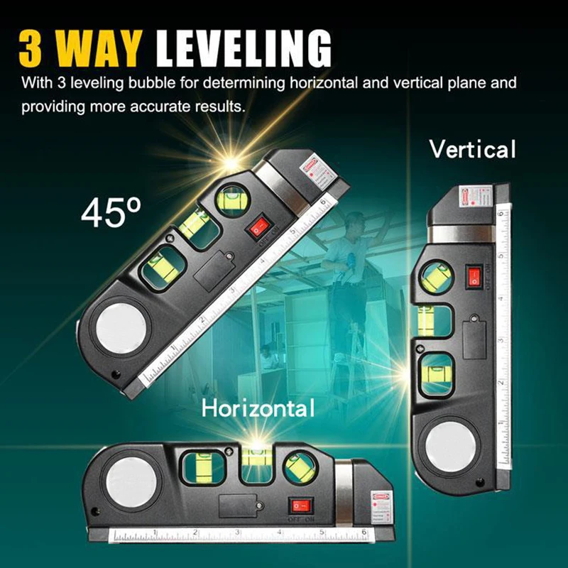 

Многоцелевой лазерный уровень и штатив, стандартный лазерный нивелир с перекрестной линией для подвешивания картин, шкафов, плиточных стен