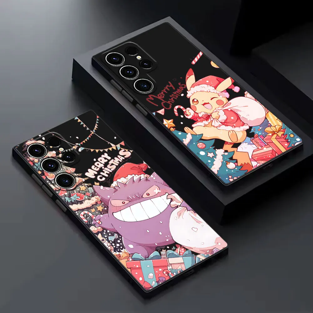 

Phone Case For Samsung Galaxy A56 A55 A54 A53 A52 A36 5G A35 A34 A26 A25 A24 A23 A17 A16 A15 A07 Cover Christmas Pokemons Gengar