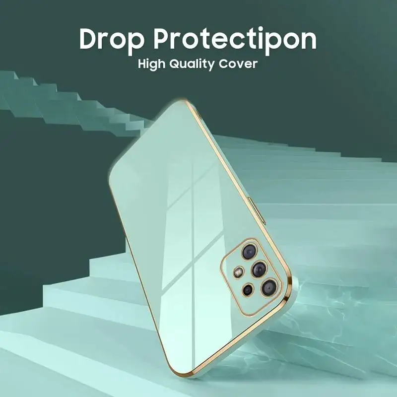 Funda Galvanisierte Überzug Fall Für Samsung Galaxy A56 A36 A26 A16 A55 A35 A25 A15 A53 A73 A33 A34 A52 4G A52S A05 A06 5G Abdeckung – Detail 10