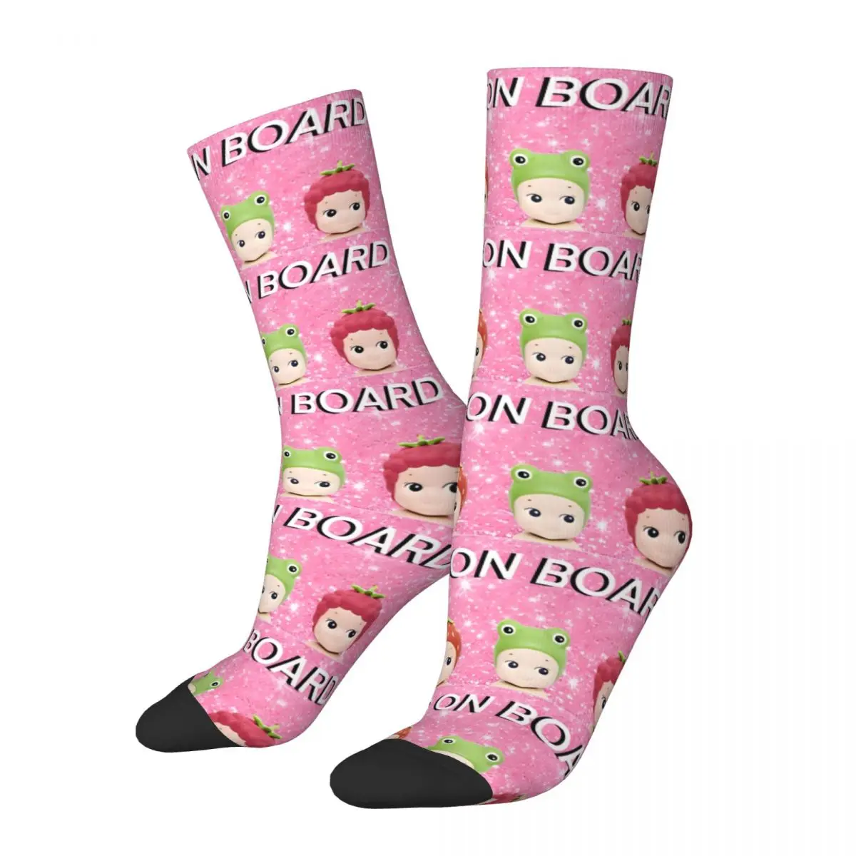 Cute Sonny Angel Girls Theme Crew Socks Merch for Men Women Cozy Dress Socks