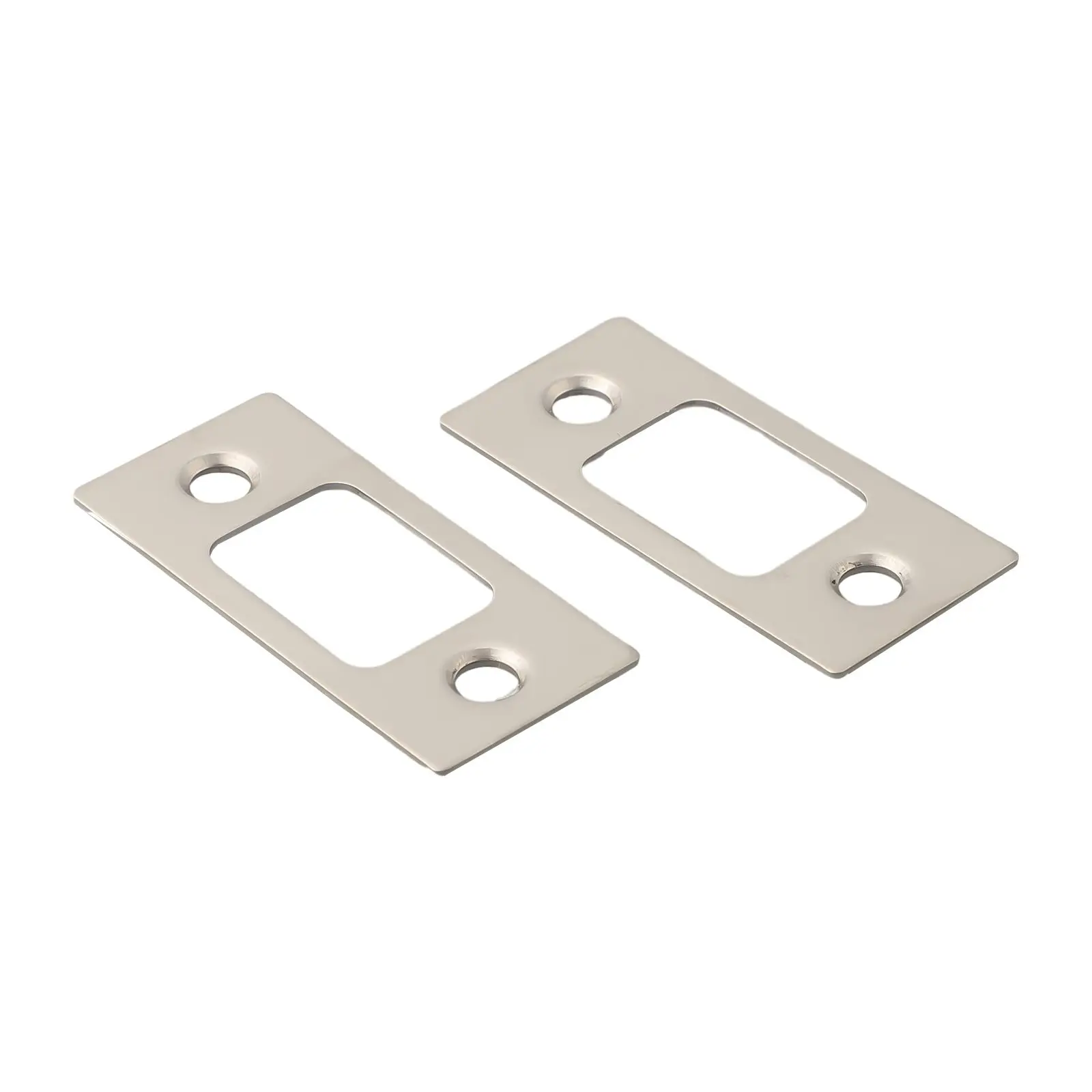 أمبير حمايتك 2 قطعة لوحة خلفية للباب من الفولاذ المقاوم للصدأ بقفل ديدبولت سترايك لقياسات أمنية مضافة #1