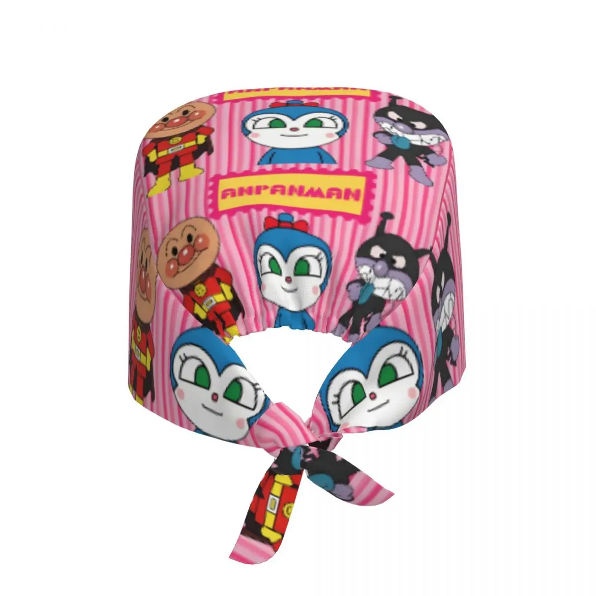 Benutzerdefinierte verstellbare Comics A-Anpanmanes Manga Arbeitsmütze Damen Herren Cartoons Scrub Caps Scrub Nursing Doctor Surgeon Cap für Krankenschwester