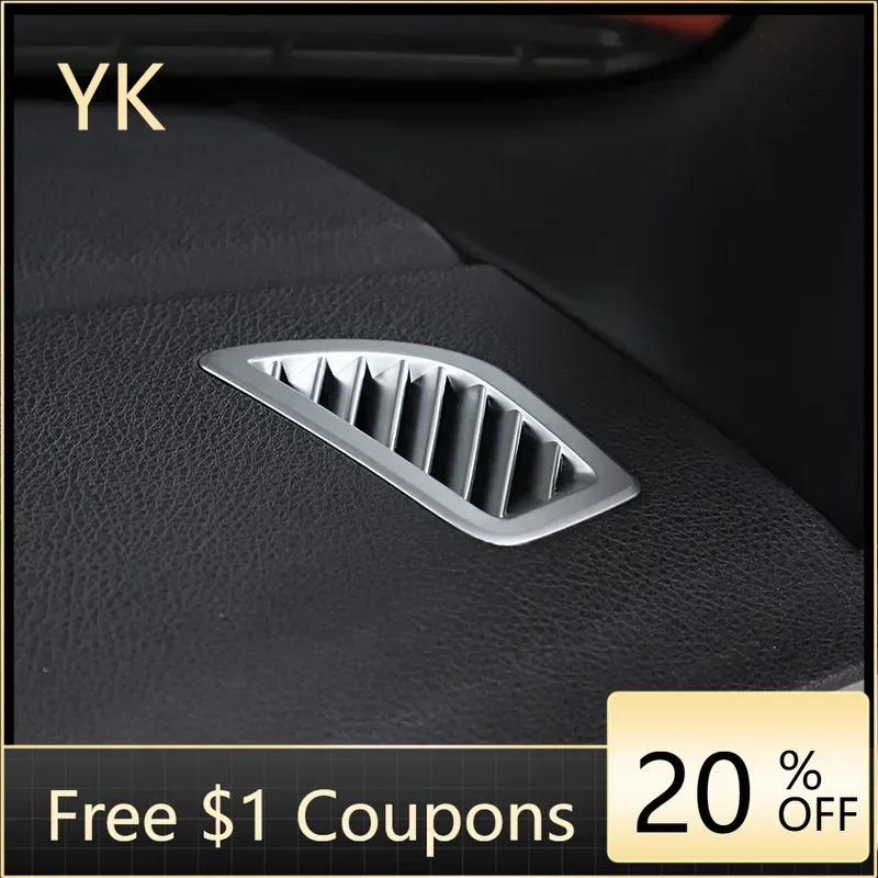 

For BMW 2 Series Sedan F22 F23 2014-2019 ABS Carbon Fiber Car Dashboard Air Outlet Vent Frame Cover Trim Sticker Car Accessories