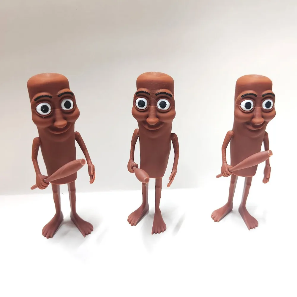 

Shark Tungtungtung Shahur Figure Funny Doll AI Brainrot Tralalero Tralala Figure Collection Desktop Decoration 3D Printed Toy