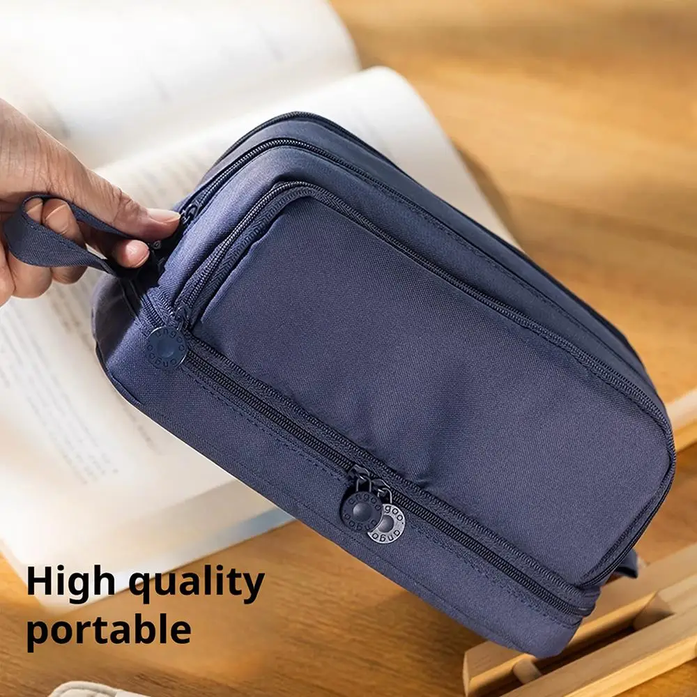 Pencil Bag Large Capacity Stationery Case Multi-functional For School Office Students University Supplies Organizer