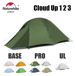 Naturehike Cloud Up 1, 2 y 3 personas tienda de campaña ultraligera impermeable tiendas de senderismo senderismo mochilero refugio tienda de viaje
