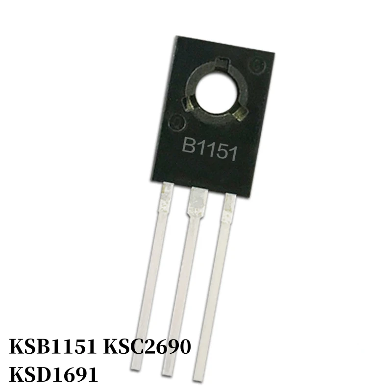 20~2000Pcs KSB1151 KSC2690 KSD1691 DIP Transistor TO-126 NPN PNP Bipolar Amplifier Transistor