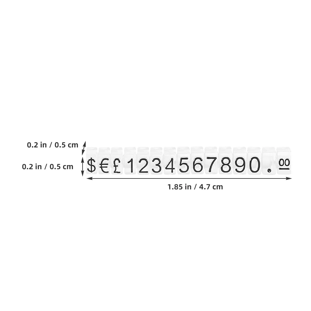 

Price Display Cubes Plastic Adjustable Price Tags For Jewelry Watches Fruits Vegetables Cosmetics Clothing Wine Bakeries