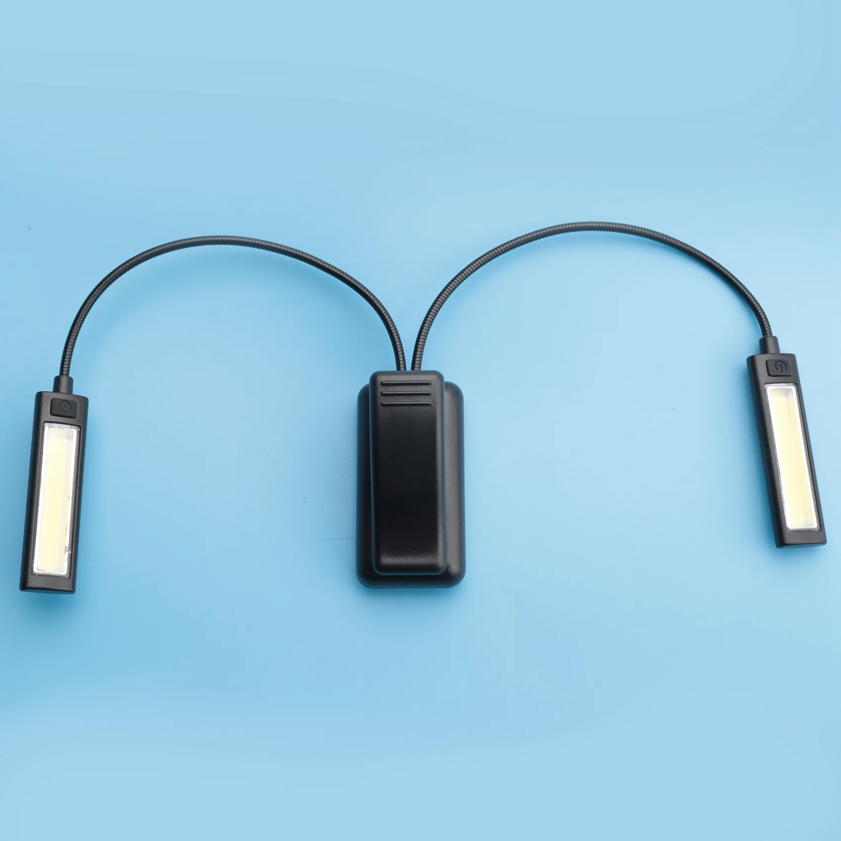 مشبك إضاءة بحامل LICE-Music على مصباح LED - بدون وميض، قابل للتعديل بالكامل، 6 مستويات من السطوع - أيضًا لقراءة الكتب، الأوركستر