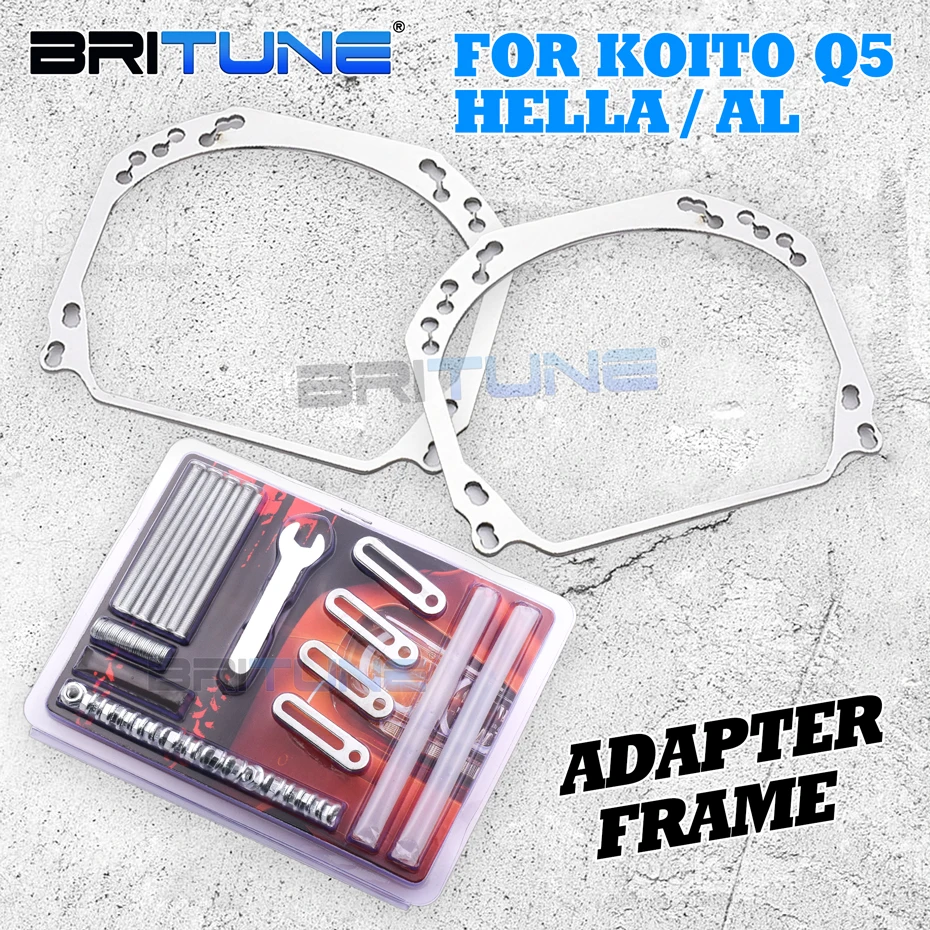 Transition Frame Adapter Screws Bracket For Hella 2 To Hella 3R G5/E46-R AL/Q5 Bixenon Projector Lens Headlight Lenses Retrofit