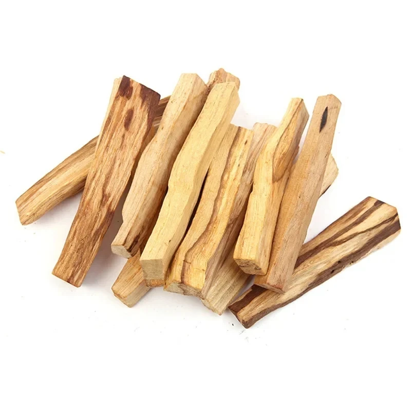 10PCS Natural Palo Santo Stick For Purifying, Cleansing, Healing, Meditation And Stress Relief ,Single Stick