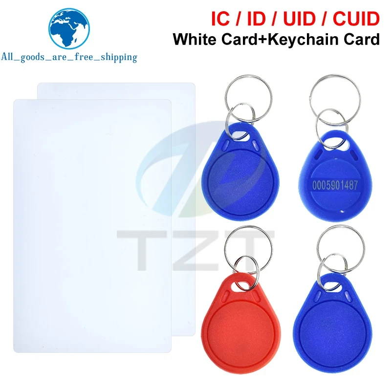 

Перезаписываемая RFID 13,56 МГц CUID UID IC / 125 кГц ID Пустая карта Clone Token Tag Key / Белая карта Копируемая сменная смарт-карта IC