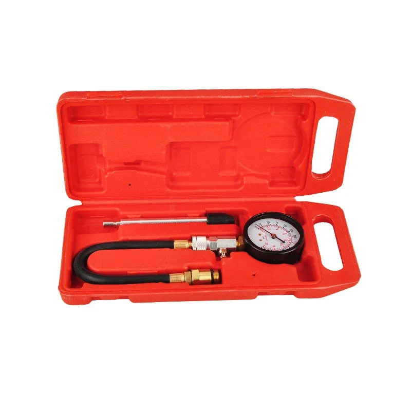 

Compression Tester Kit Pressure Gauge For Motor Auto Petrol Gas Engine Cylinder Car Motorcycle With Adapter