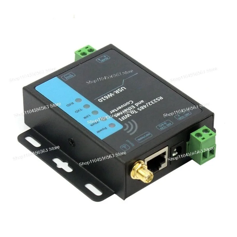 USR-W610 Industrial WiFi Serial to Ethernet Converter RS485/RS232 Port Supports Modbus TCP/RTU Protocol