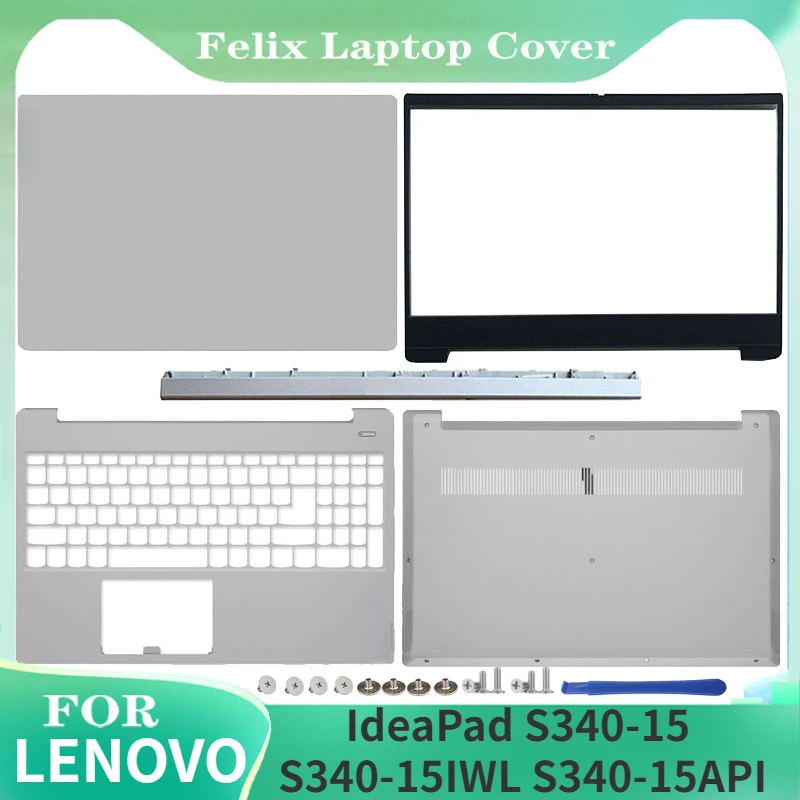 

NEW For Lenovo IdeaPad S340-15 S340-15IWL S340-15API Series Laptop LCD Back Cover/Front bezel/Hinge Cover/Palmrest/Bottom Case