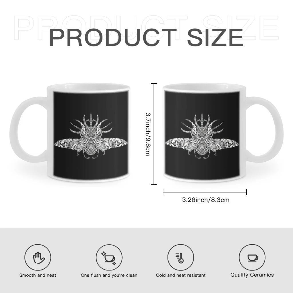 3 Head Beetle full machineCoffee Mug Tea Cup 11oz Coffee Cup Funny Birthday Ceramic Mug Personalized Cup