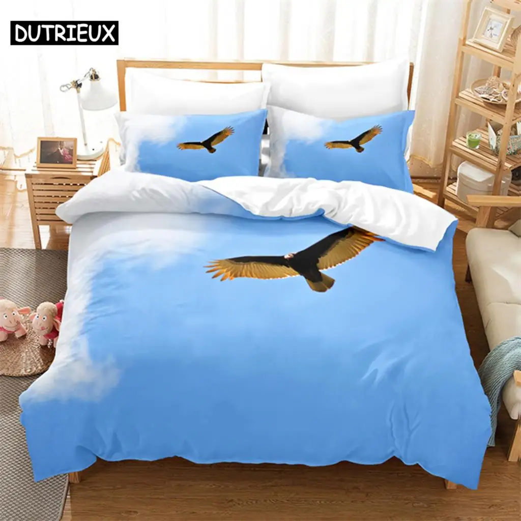 

Blue Sky Eagle Queen Bedding Set Duvet Cover Set Bedding Digital Printing Bed Linen King Size Duvet Cover Set Bedding Set