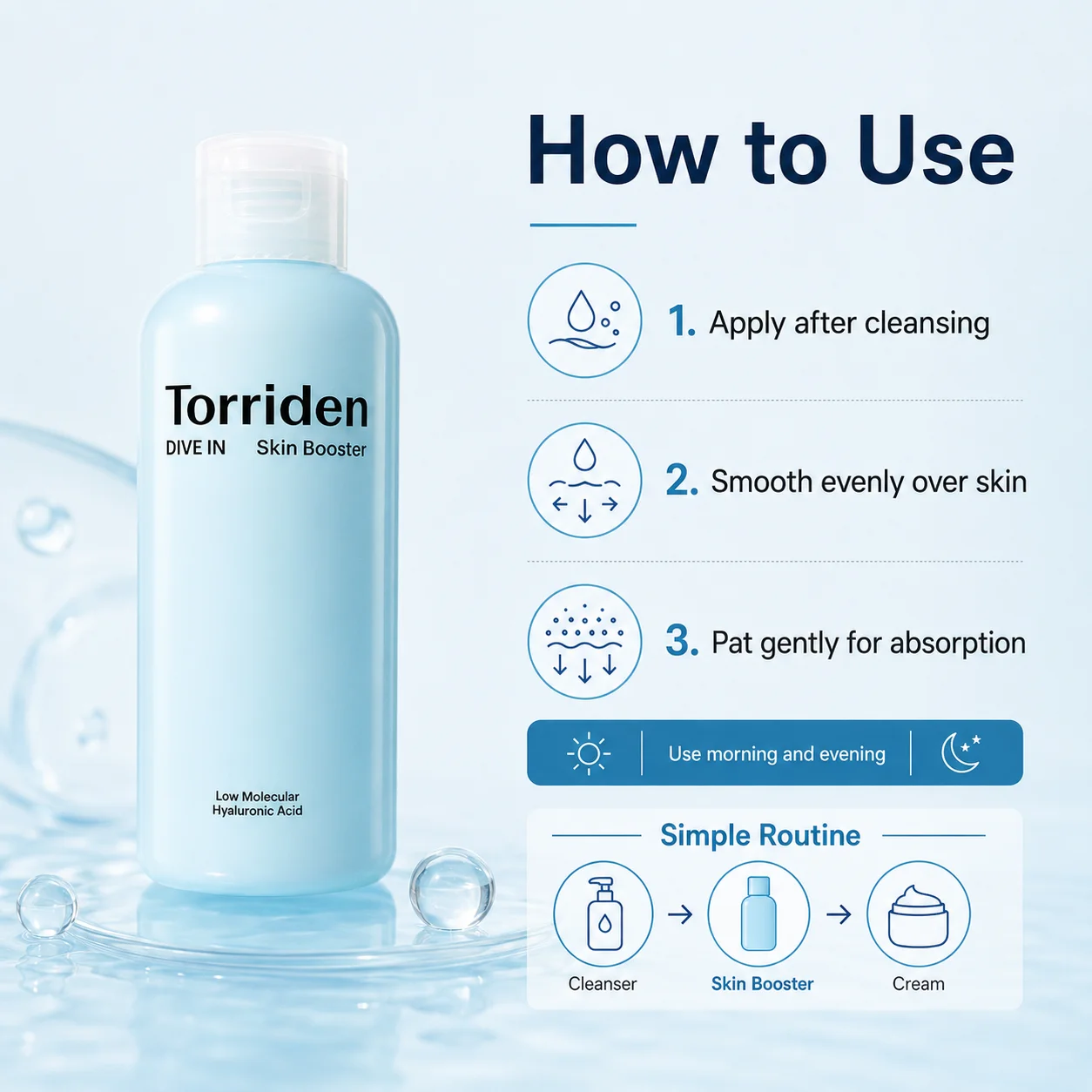 Torriden DIVE-IN Skin Booster  – Luxury Skincare Brands Bewertung und Preis