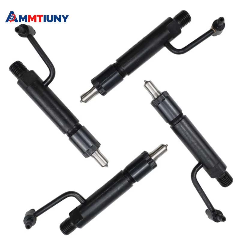 

4PCS Fuel Injectors 729004-53101 Compatible with Yanmar 3TNV84 3TNV88 TNV88 4TNV84 4D88E 4 CYL Engine
