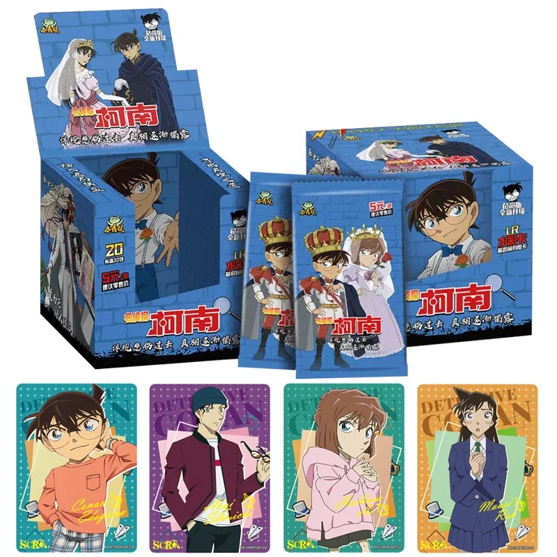 

Original Detective Conan Rare Collection Flash Cards Booster Box Anime Character Mouri Ran Haibara Ai Peripheral Card Kids Gifts