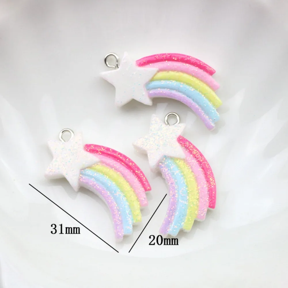 10 шт., детский кулон «Радуга»