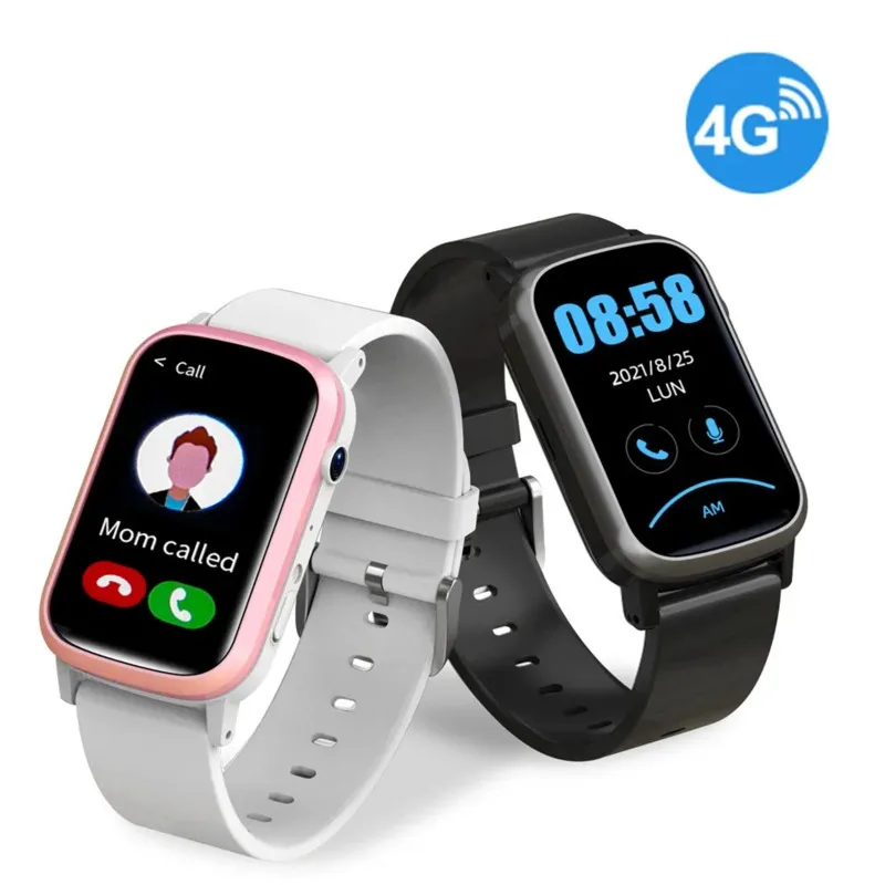 4G Kids GPS Watches Video Call HD Camera Waterproof Child Wristwatch Children Smartwatch Vibration SOS Alarm Clock Phone Watch