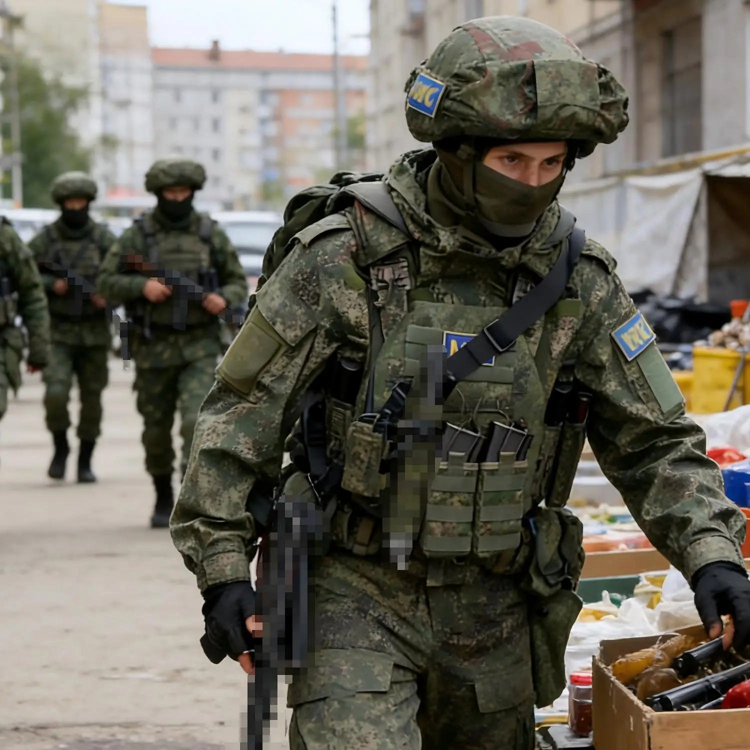Spring And Autumn Special Forces Russian Little Green Man Tactical Camouflage Set Male Genuine Instructor Uniform Outdoor Huntin