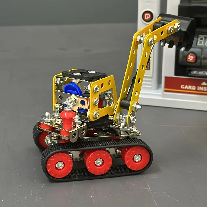 الحفارات تجميع اللبنات ونماذج السيارات الصناعية. الحلي سطح المكتب. هدايا عيد الميلاد/الهالوين/عيد الميلاد