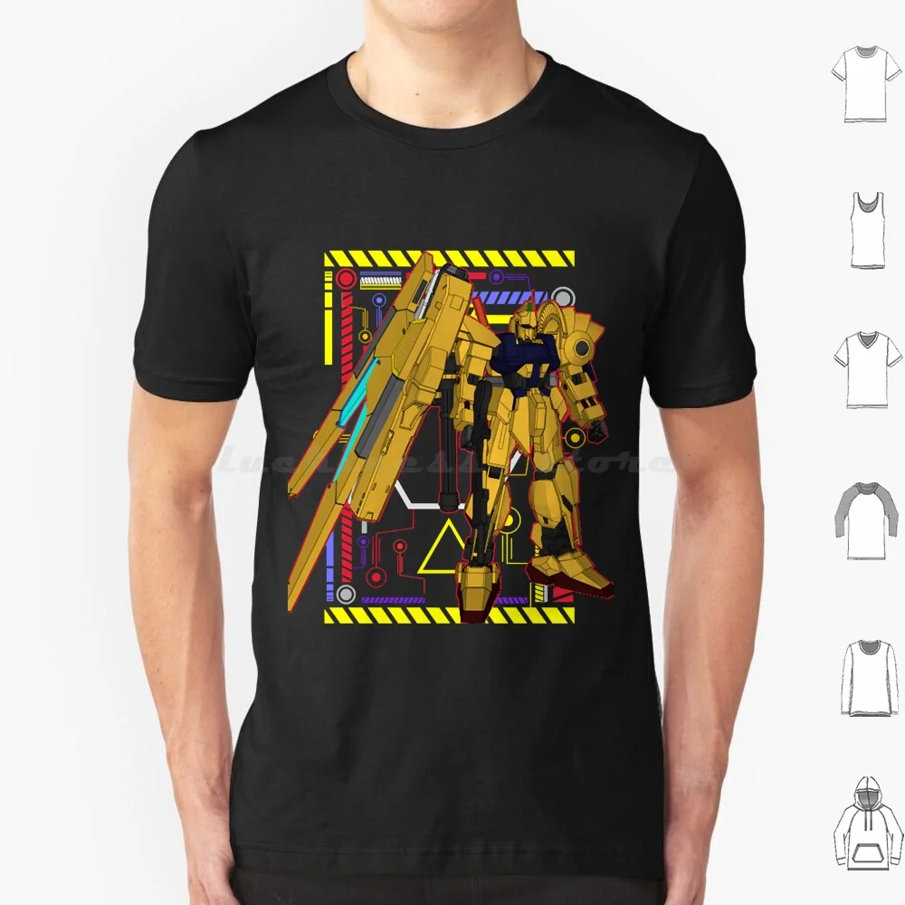 The Msn-00100 ( Msn-100 , Msn-001 ) Hyaku Shiki T Shirt 6xl Cotton Cool Tee Mech Mecha Mobilesuit Robot Rx78 Sazabi Rx 78