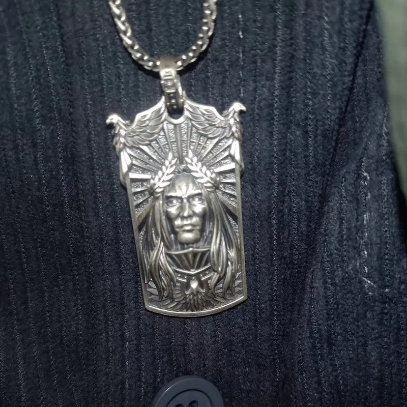 

Warhammer 40K периферийный император stern серебряный кулон модные аксессуары оригинальные персонализированные ретро друзья подарят подарки