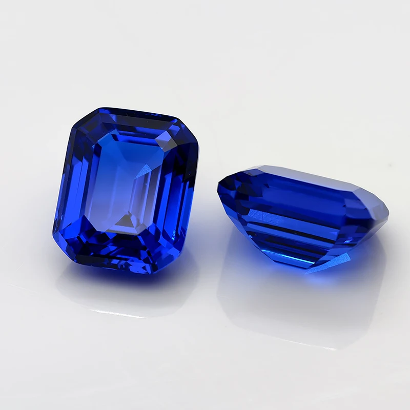قطع الزمرد مختبر نمت الأزرق الكوبالت الإسبنيل أحجار كريمة مفكوكة ذابل الأزرق الإسبنيل الاصطناعية الماس الأحجار الكريمة Diy بها بنفسك صنع المجوهرات #2