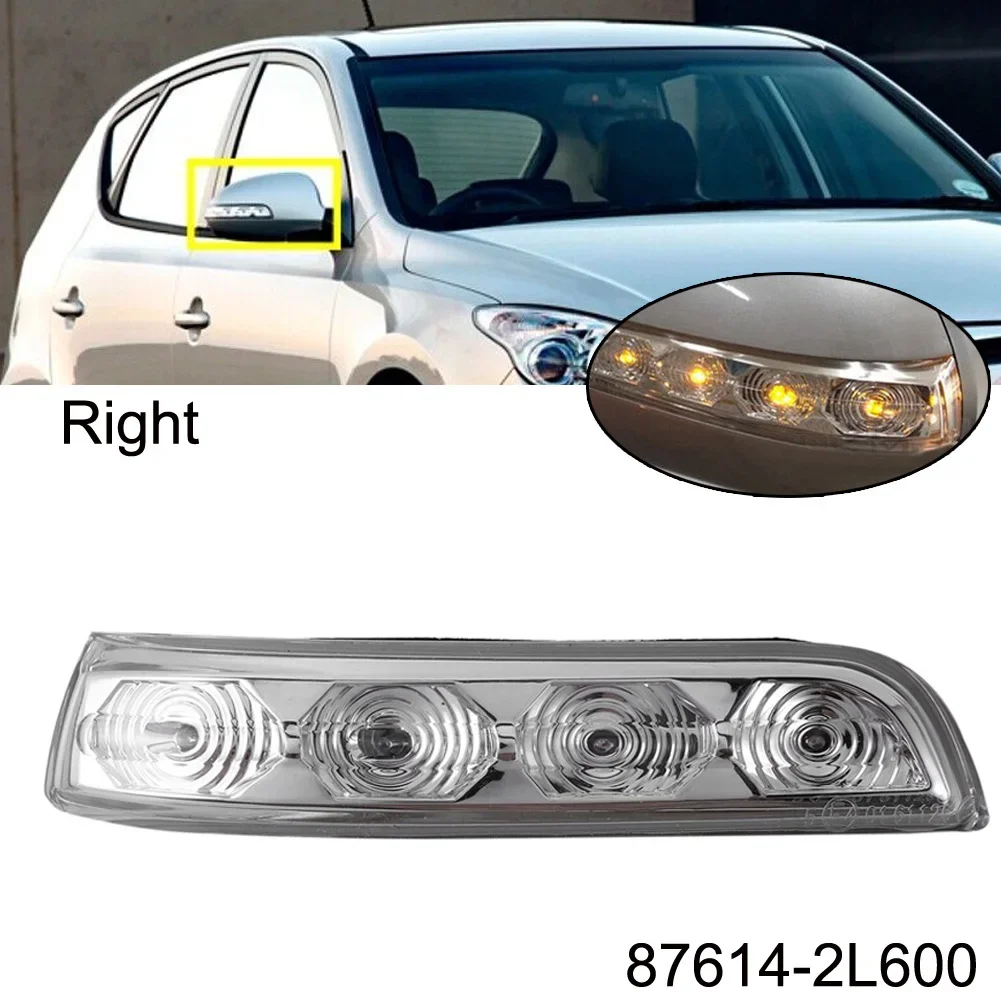 For Hyundai I30 2009-12 Turn Signal Lights Amber LED 87613-2L600 DC 12V Rearview Mirror Replacement 876132L600