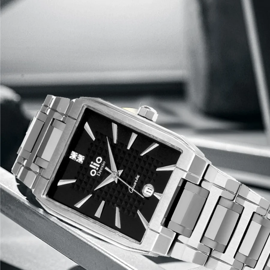 Deesio Brand Business Luxury Couple Quartz Watches Sapphire Crystal Table Mirror Waterproof Wristwatches reloj lujo alta gama