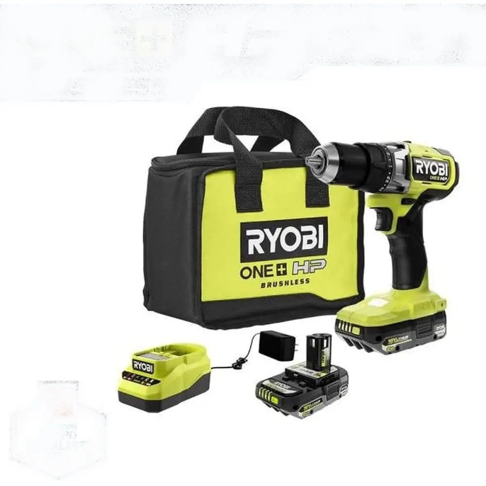 

18V Cordless 1/2 Inch Drill/Driver Kit with 2x 2.0Ah Batteries and Carry Bag