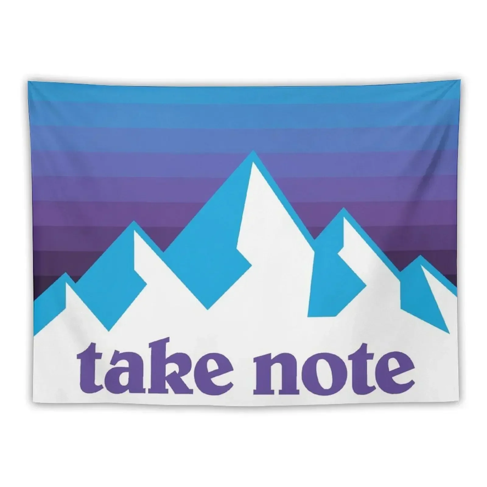 

Take Note mountains 90s Tapestry Home Decor Accessories Room Decorations Aesthetic Funny Tapestry