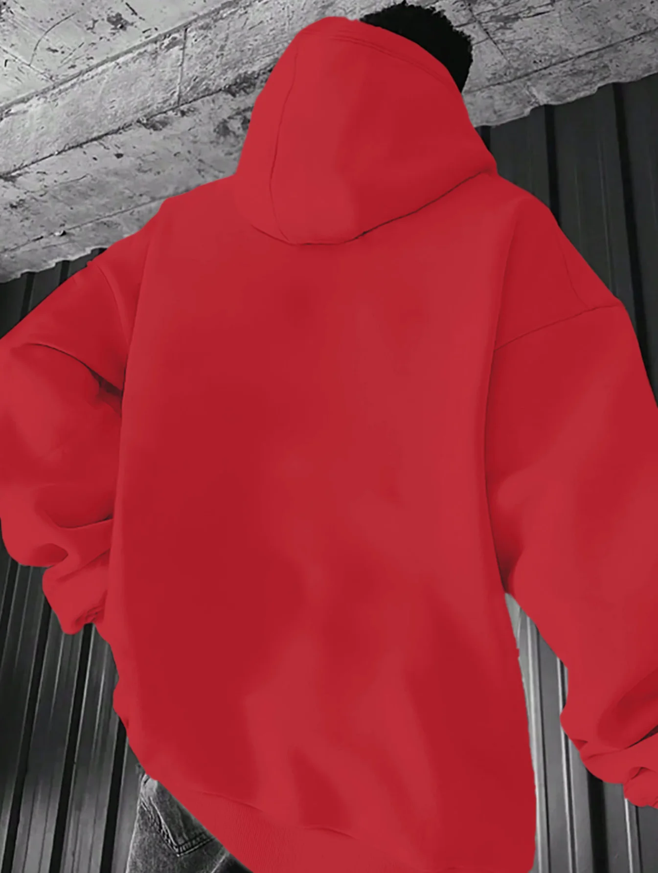 Herren G-Unit 50 Hip-Hop-Hoodie mit Aufdruck „Property Of G-Unit“, Schwarz, Oversize-Streetwear-Pullover, Sweatshirt, Sport, Freizeit, Alltag, Oberteile – Detail 8