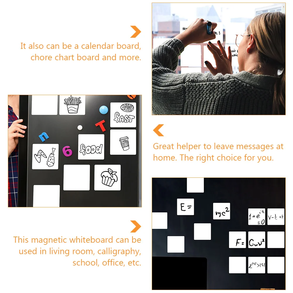 Autocollants pour tableau blanc effaçables à sec, effaçable à sec, effaçable à sec, effaçable à sec, vache, irritations, salle, tableaux, rappel, magnétique, attro