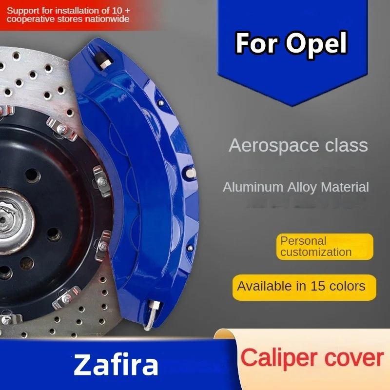 

For Opel Zafira Aluminum Car Brake Caliper Cover Fit 1.8L MT AT MTA 2.2L 1.4T 2004 2006 2007 2010 2013