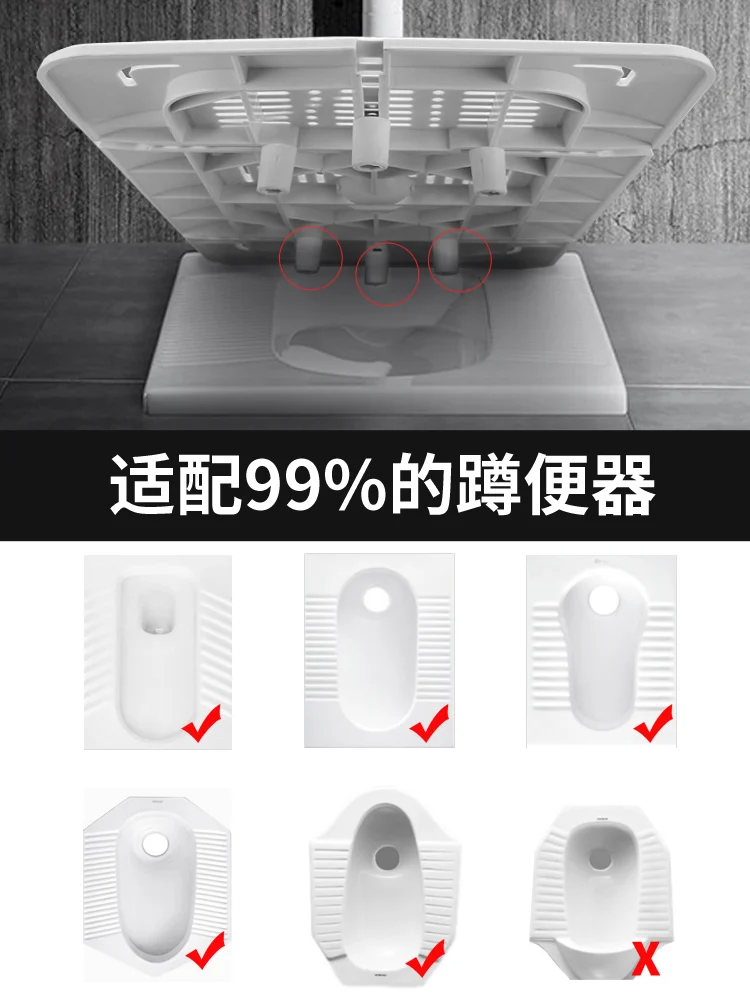 Squatting toilet odor proof cover,  pit baffle,  cover, universal squatting  basin, squatting