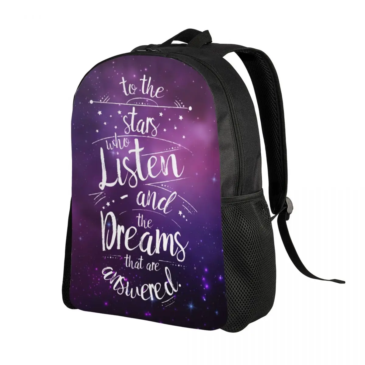 ACOMAF To The Stars Who Listen And The Dreams Are Answered Travel Backpack School Computer Bookbag College Student Daypack Bags